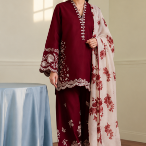 Ruby Grace 3PC Pure Lawn Unstitched Suit