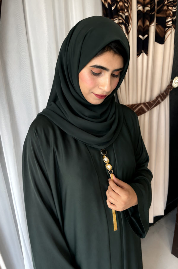 Arez Emerald Abaya – Double Gown Style
